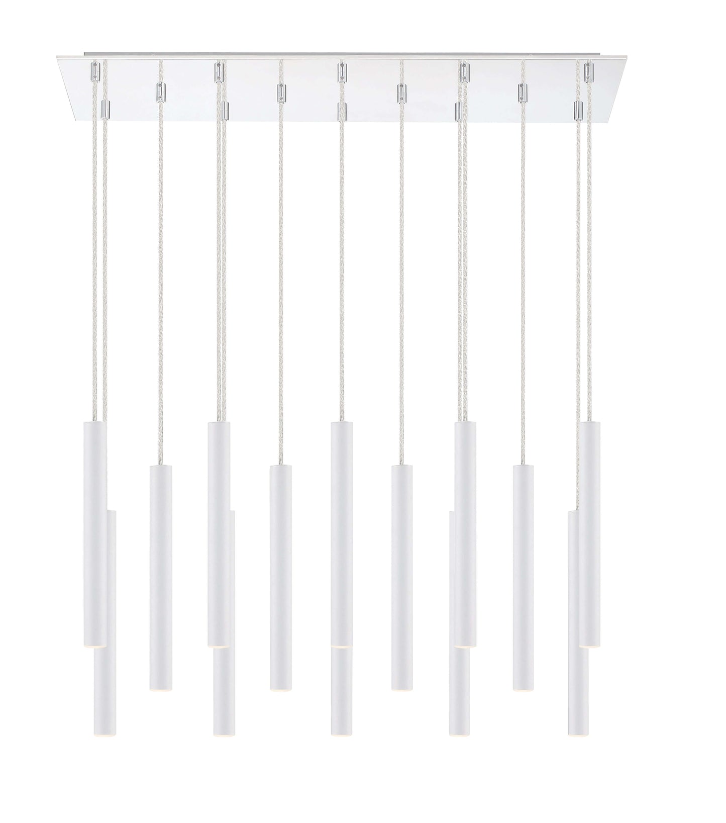 Forest LED 14 Light Chandelier Chrome