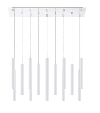Forest LED 14 Light Chandelier Chrome