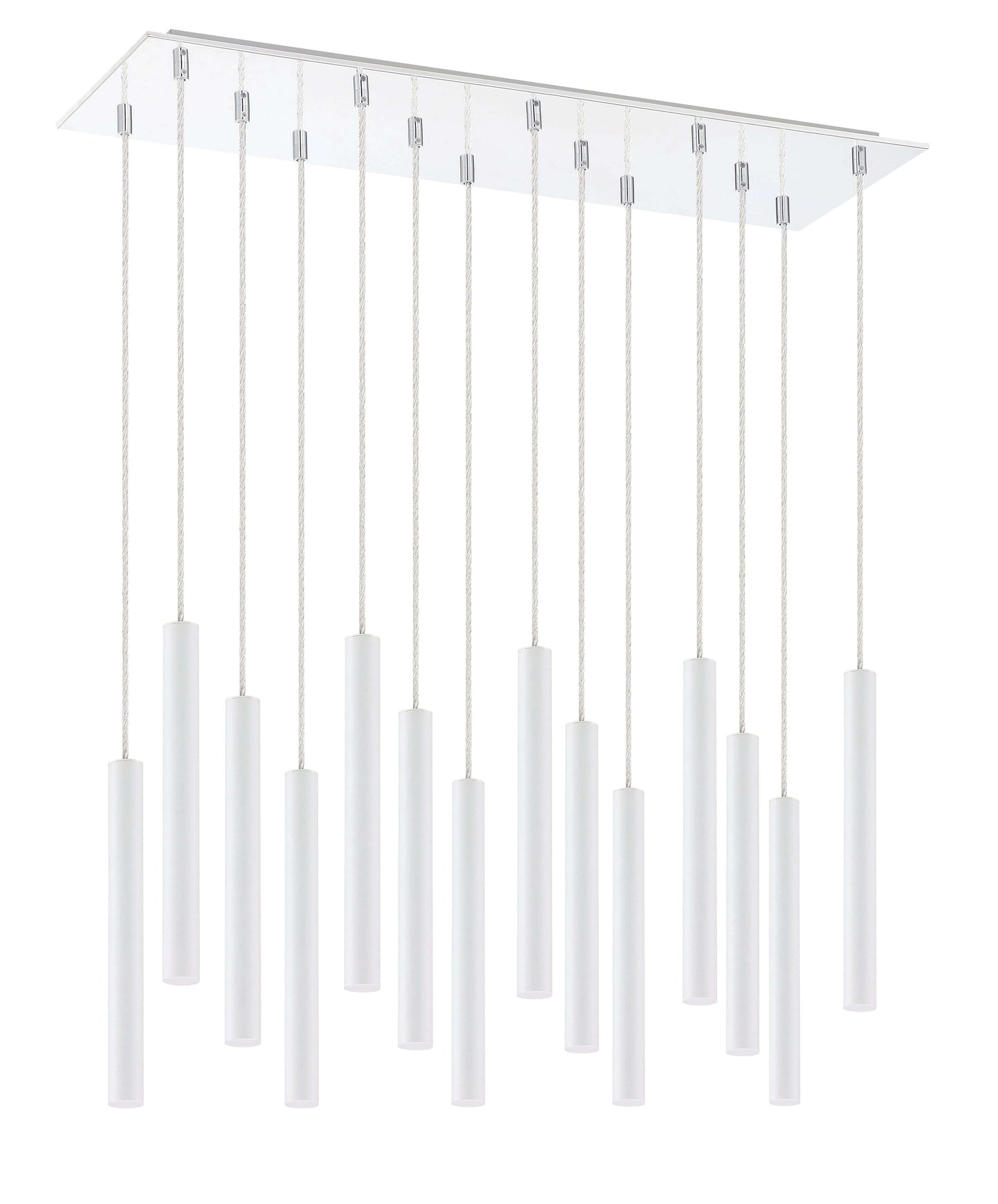Forest LED 14 Light Chandelier Chrome