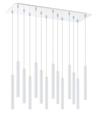 Forest LED 14 Light Chandelier Chrome