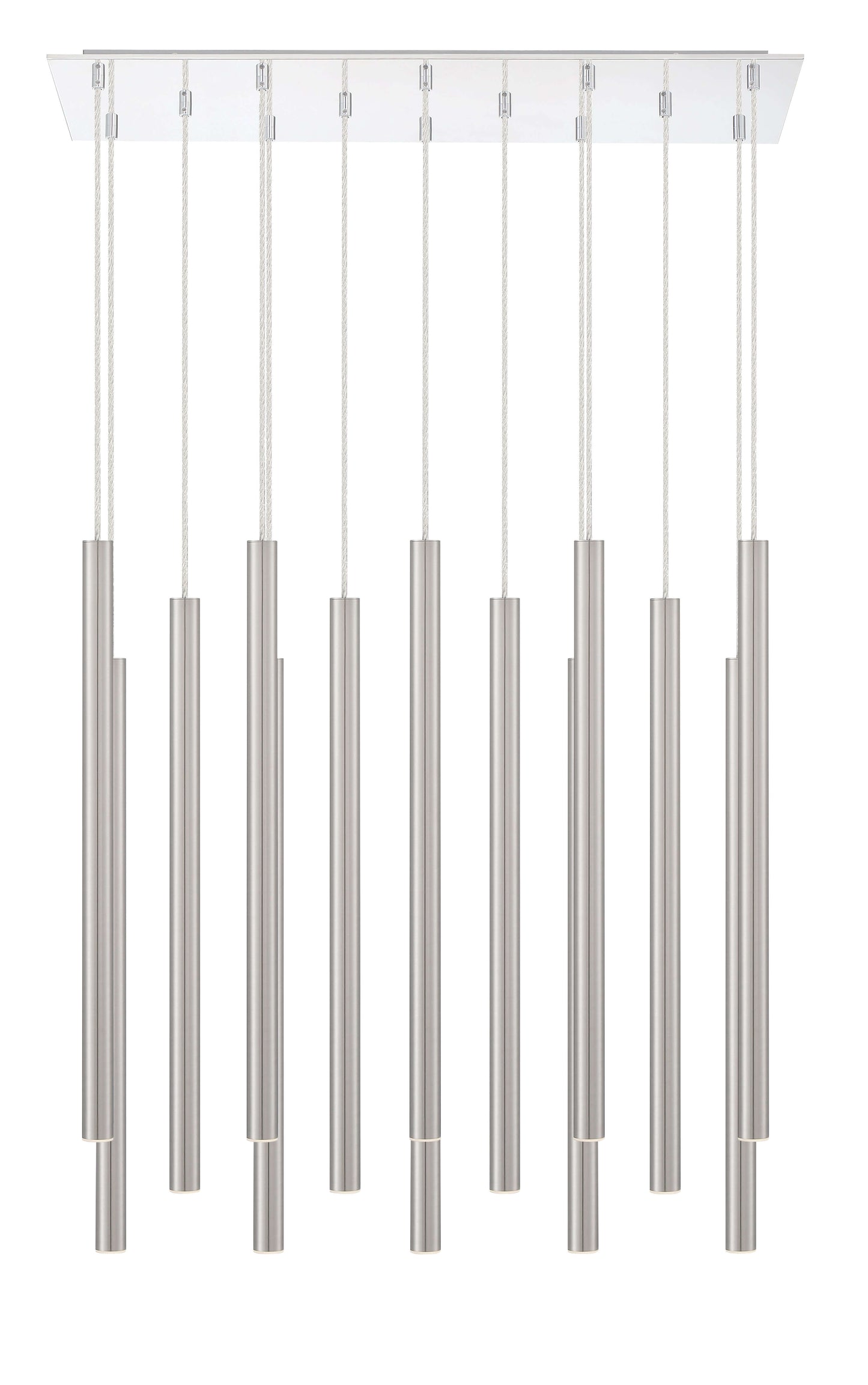 Forest LED 14 Light Chandelier Chrome
