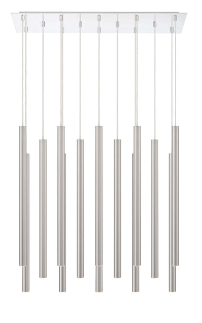 Forest LED 14 Light Chandelier Chrome