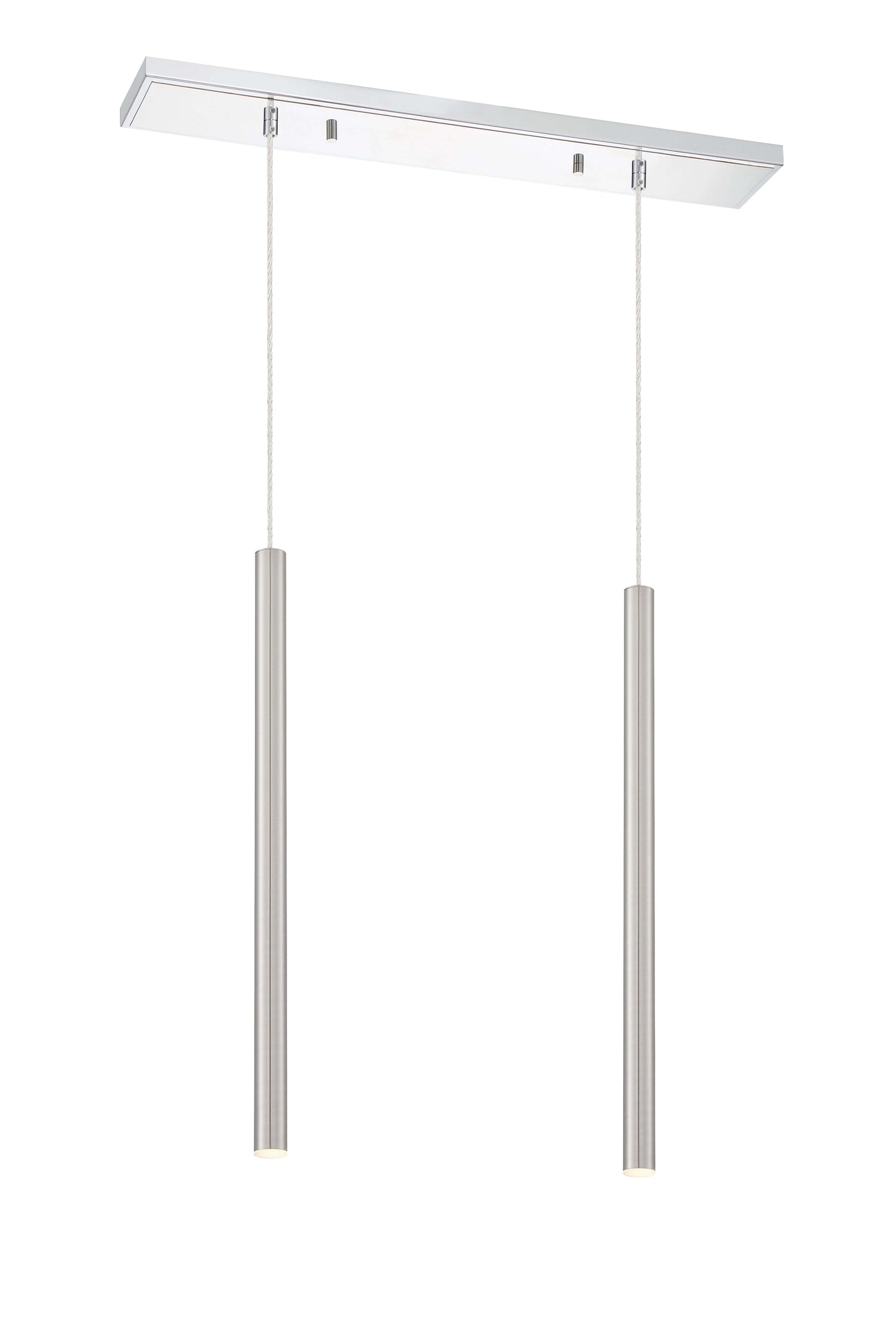 Forest LED 2 Light Linear Chandelier Chrome