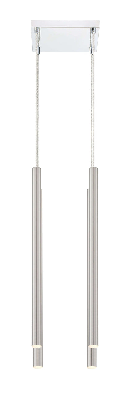 Forest LED 4 Light Chandelier Chrome