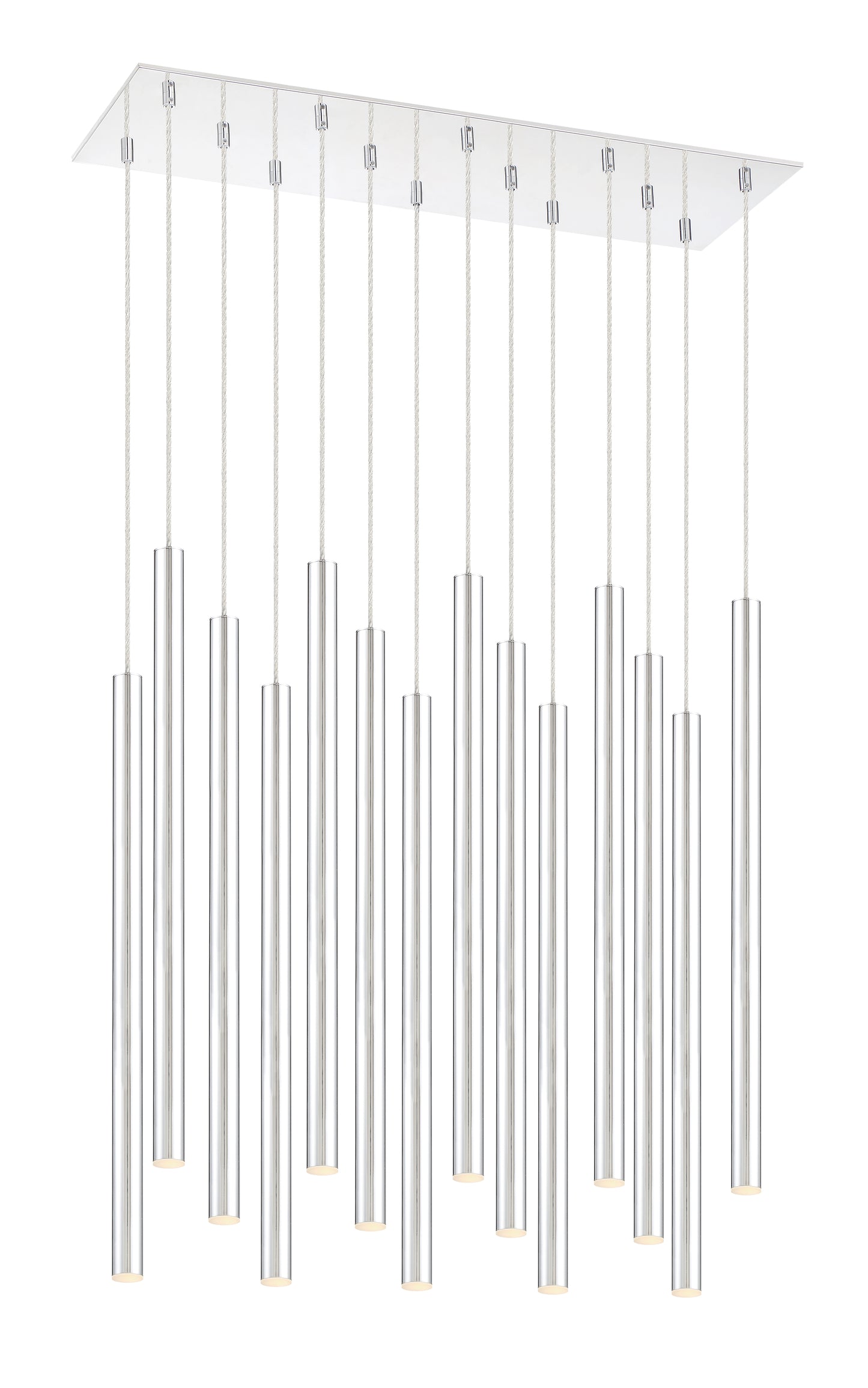 Forest LED 14 Light Chandelier Chrome