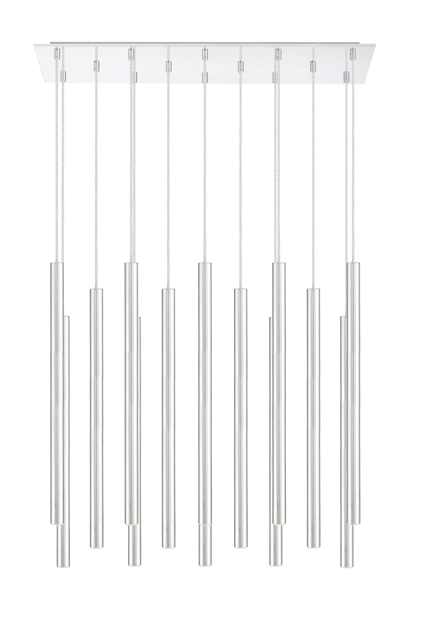Forest LED 14 Light Chandelier Chrome