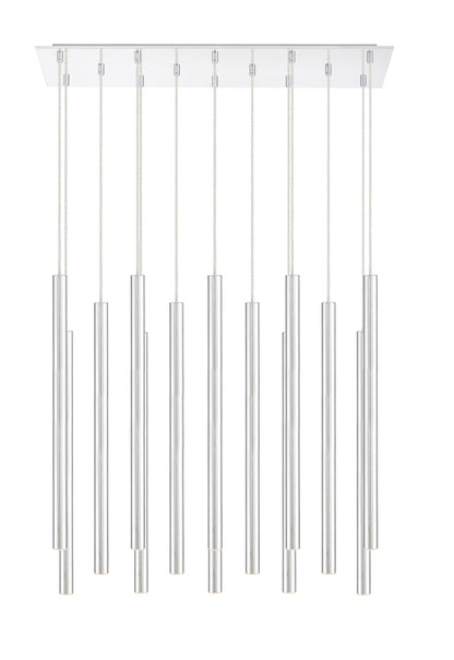 Forest LED 14 Light Chandelier Chrome