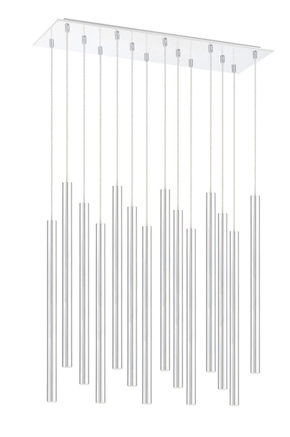 Forest LED 14 Light Chandelier Chrome