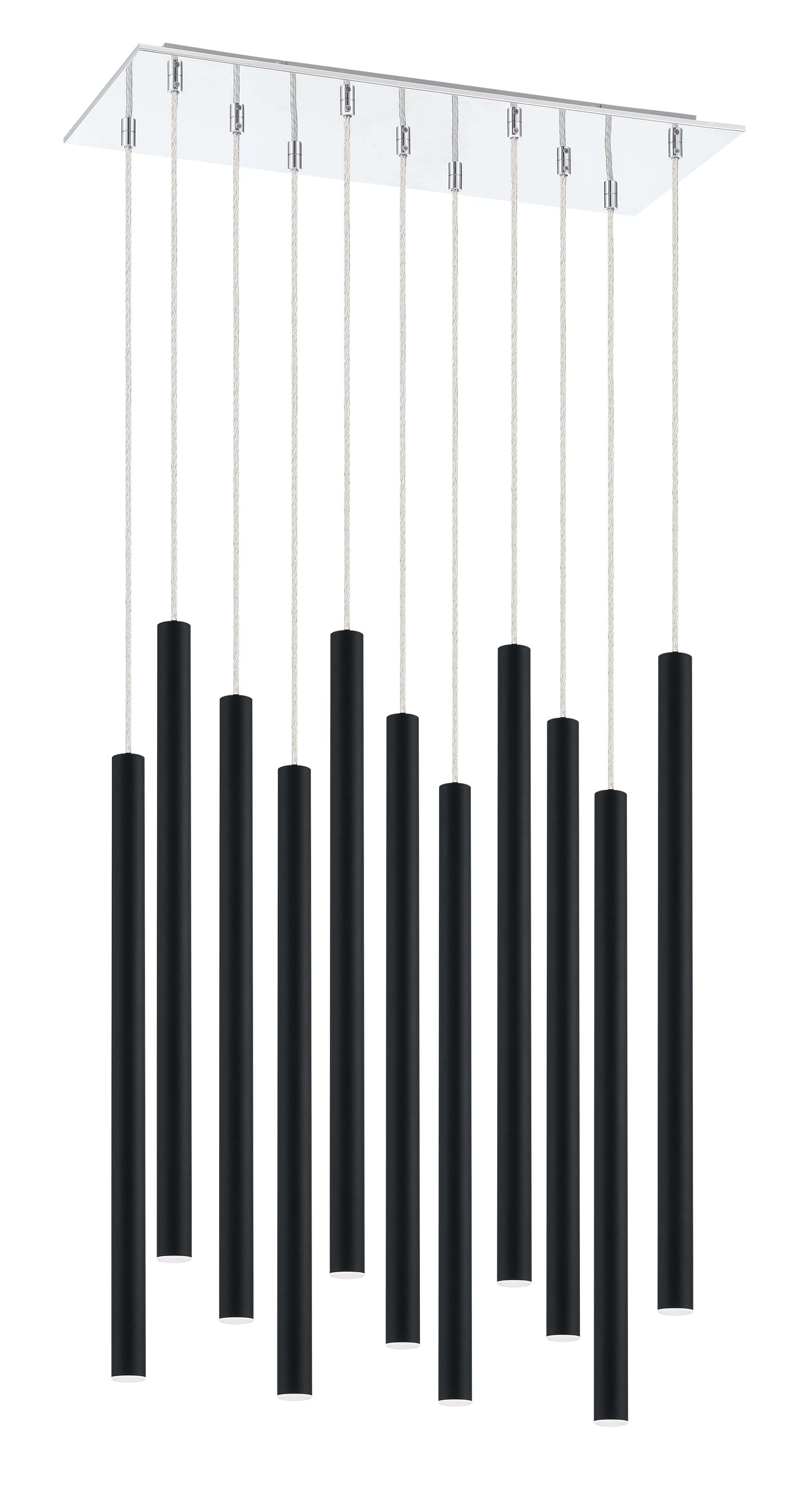 Forest LED 11 Light Chandelier Chrome