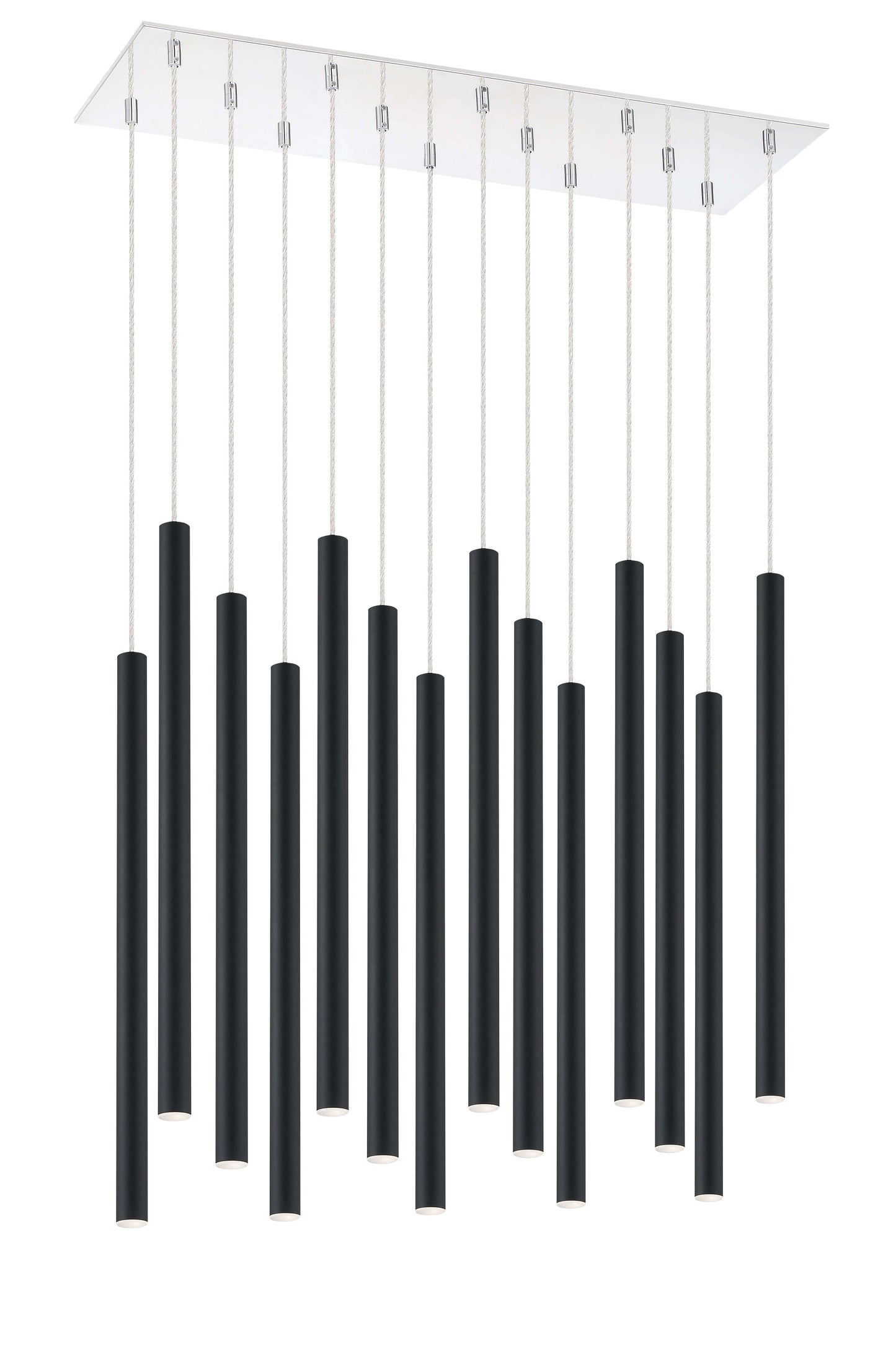 Forest LED 14 Light Chandelier Chrome
