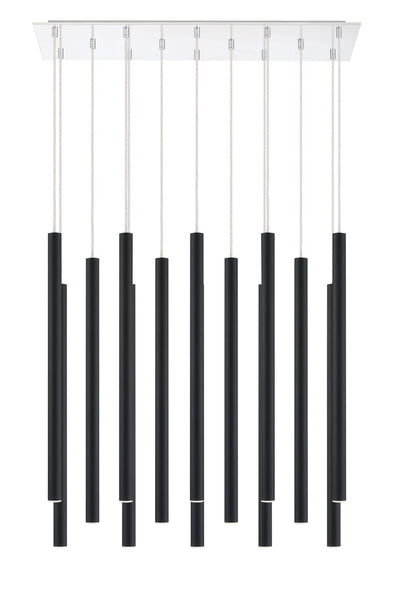 Forest LED 14 Light Chandelier Chrome