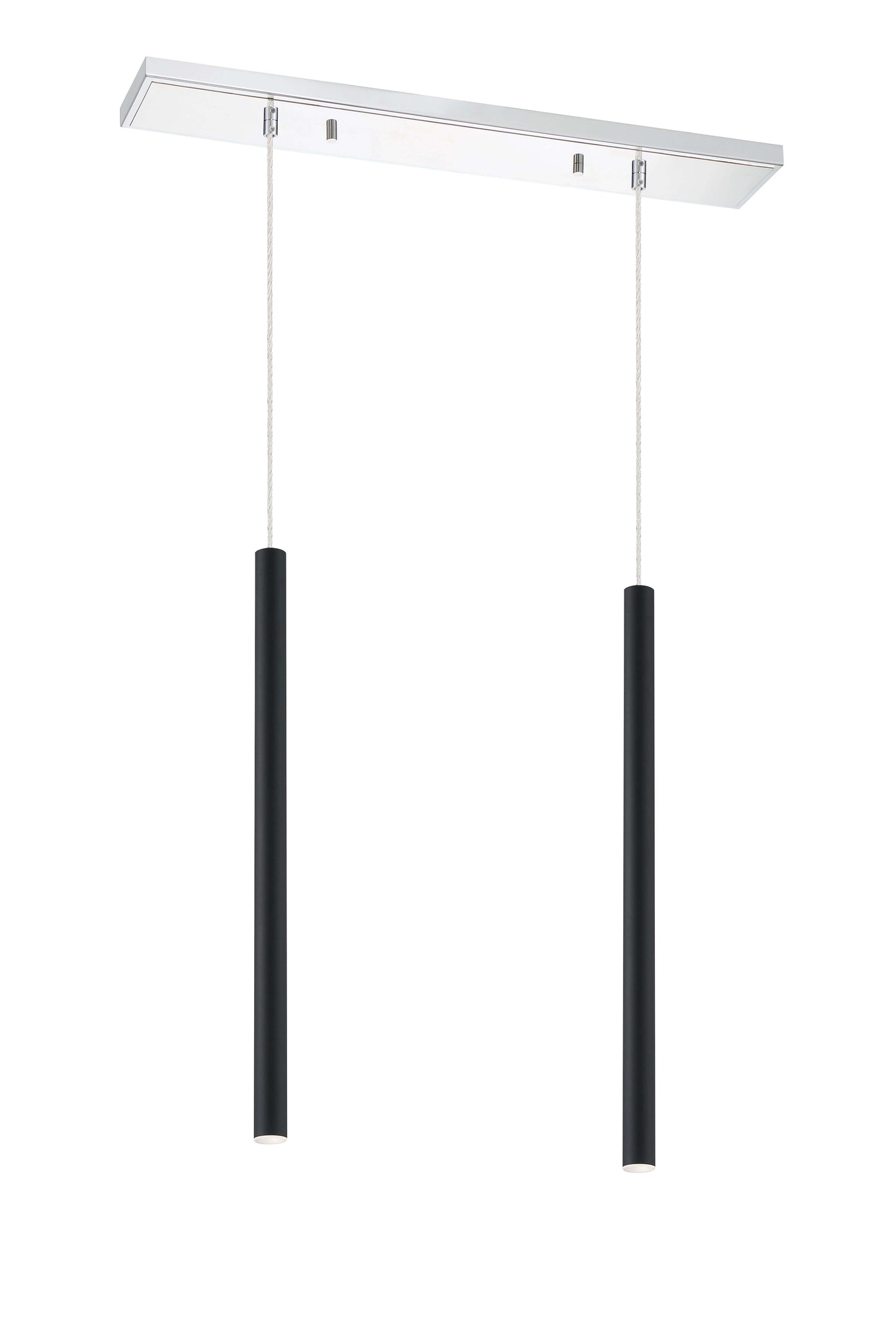 Forest LED 2 Light Linear Chandelier Chrome