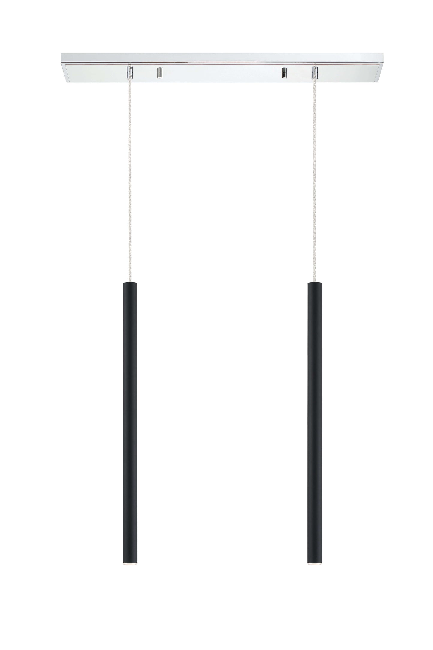 Forest LED 2 Light Linear Chandelier Chrome