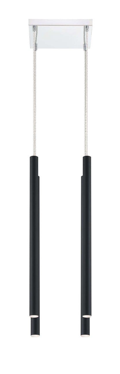Forest LED 4 Light Chandelier Chrome