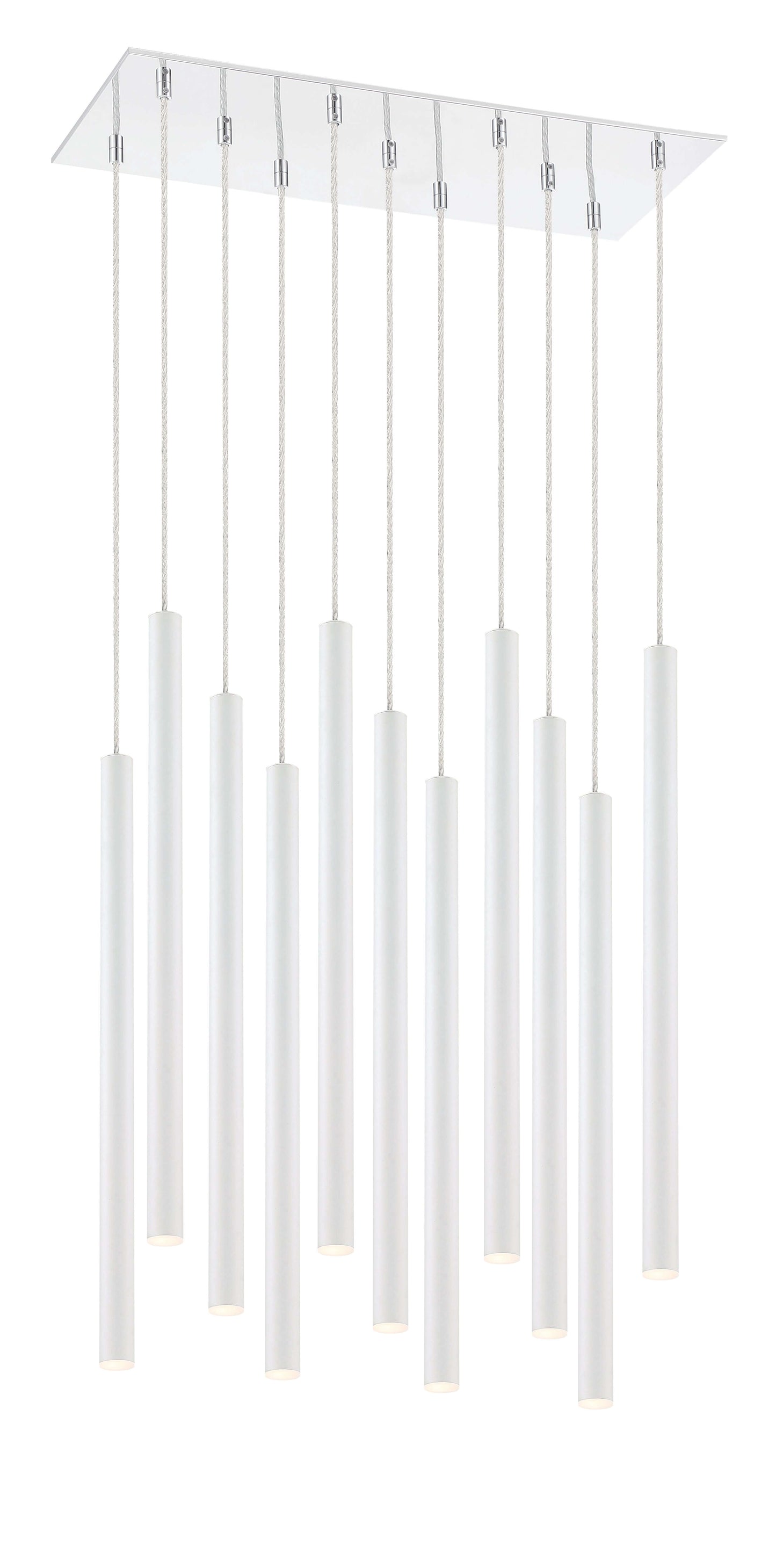 Forest LED 11 Light Chandelier Chrome