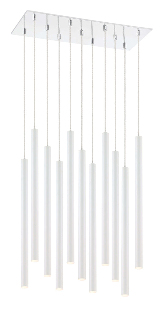 Forest LED 11 Light Chandelier Chrome