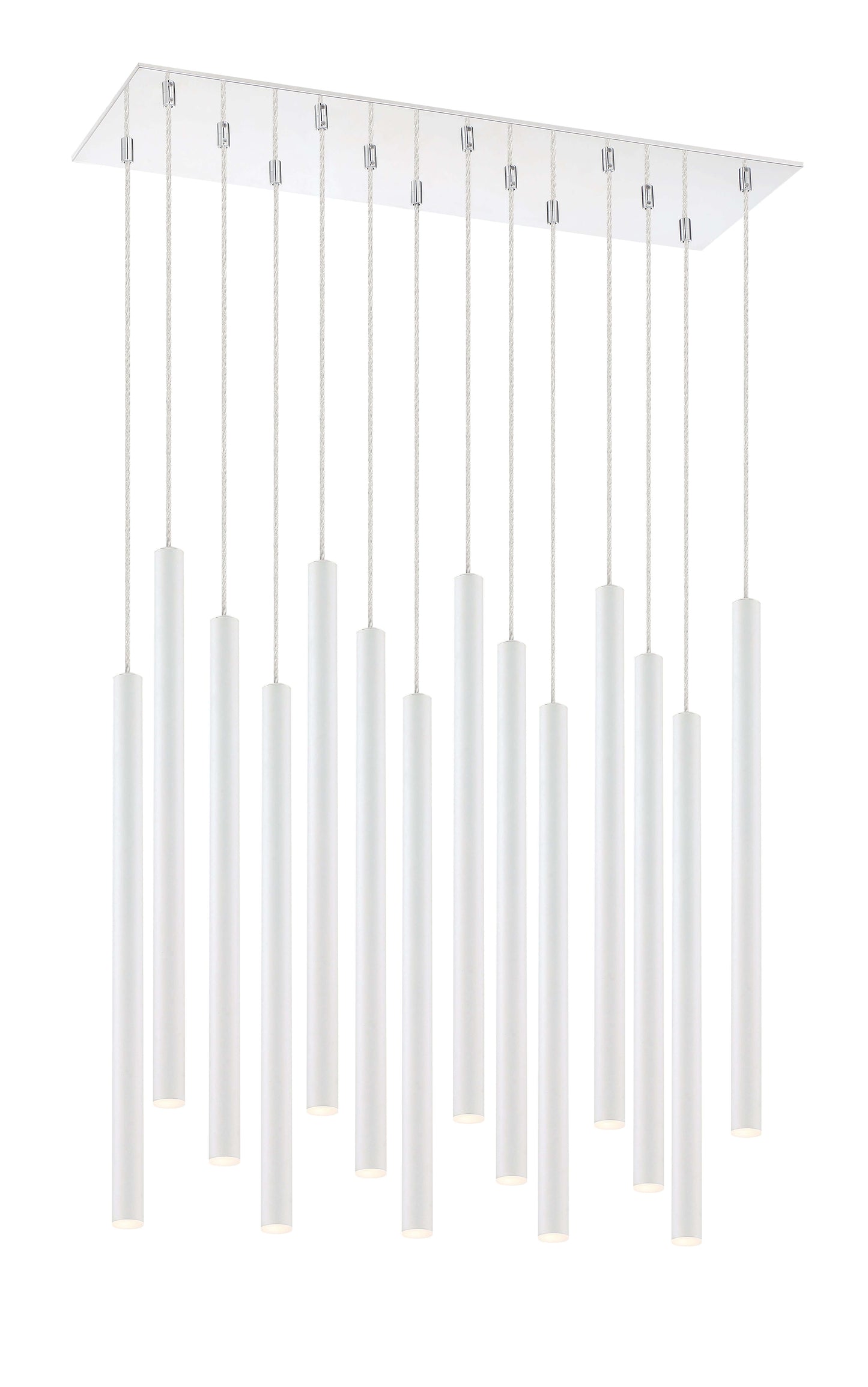 Forest LED 14 Light Chandelier Chrome