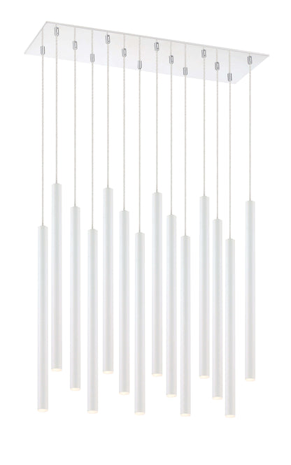 Forest LED 14 Light Chandelier Chrome