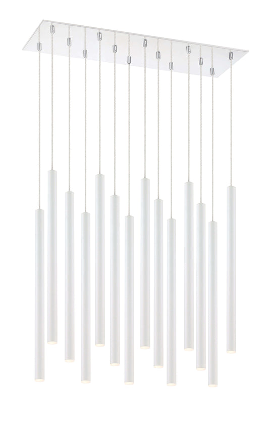 Forest LED 14 Light Chandelier Chrome