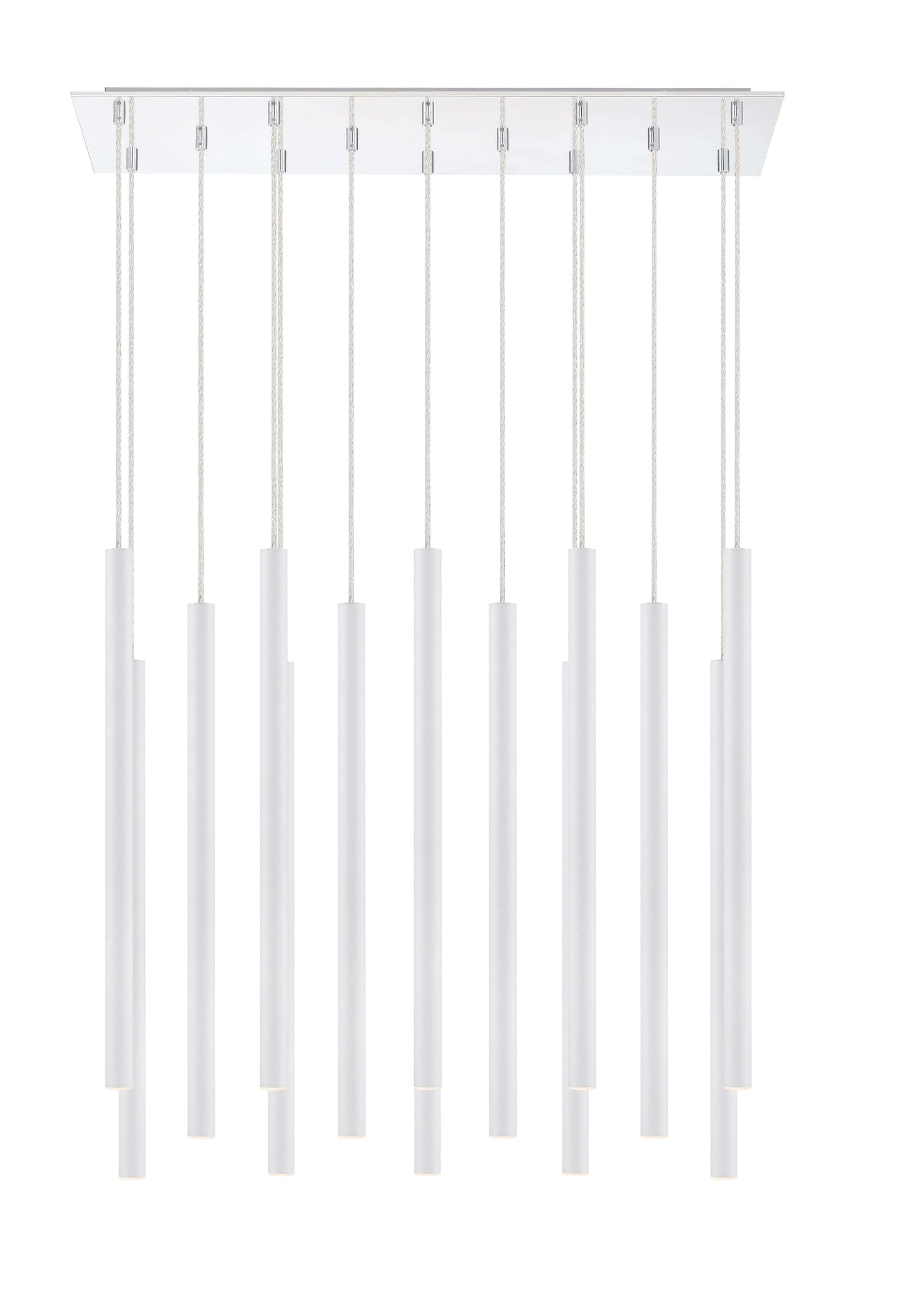 Forest LED 14 Light Chandelier Chrome