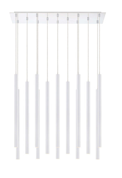 Forest LED 14 Light Chandelier Chrome