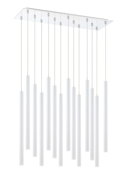 Forest LED 14 Light Chandelier Chrome