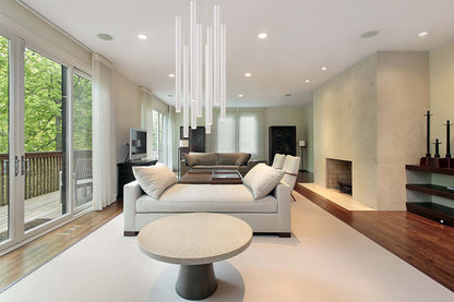 Forest LED 9 Light Chandelier Chrome