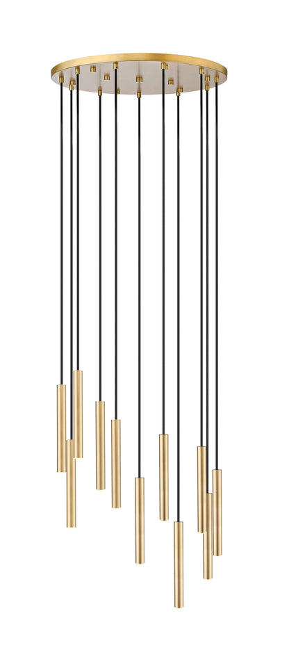 Forest LED 11 Light Chandelier Modern Gold