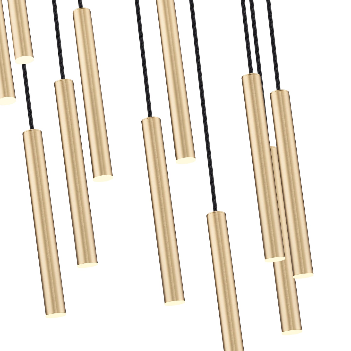 Forest LED 11 Light Chandelier Modern Gold