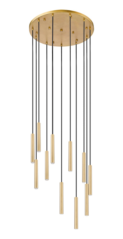 Forest LED 11 Light Chandelier Modern Gold