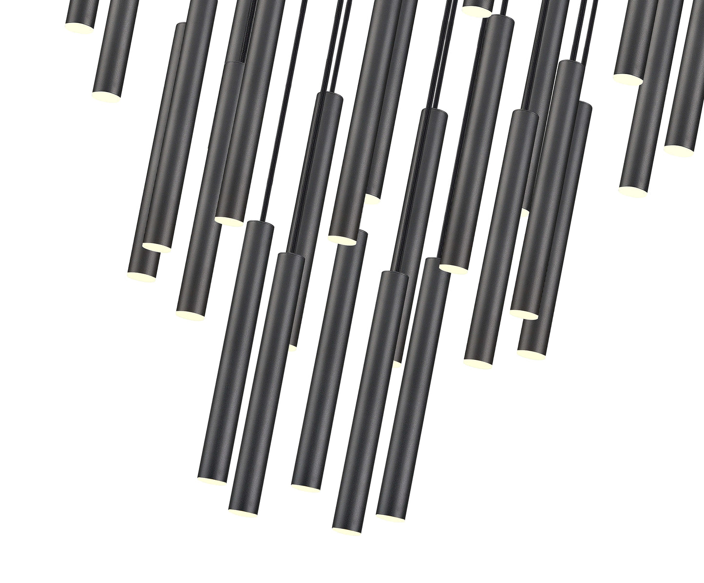 Forest LED 27 Light Chandelier Matte Black