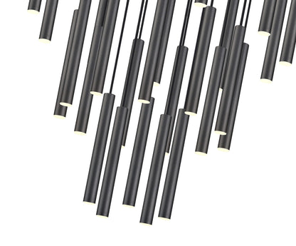 Forest LED 27 Light Chandelier Matte Black