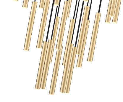 Forest LED 27 Light Chandelier Modern Gold