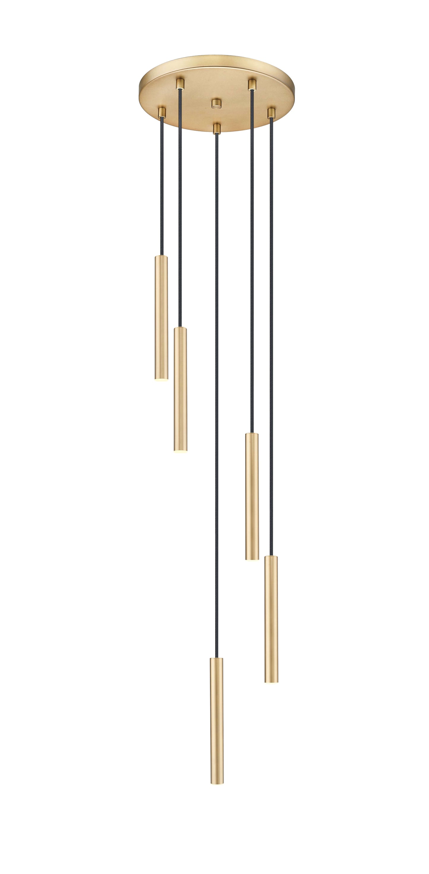 Forest LED 5 Light Chandelier Modern Gold