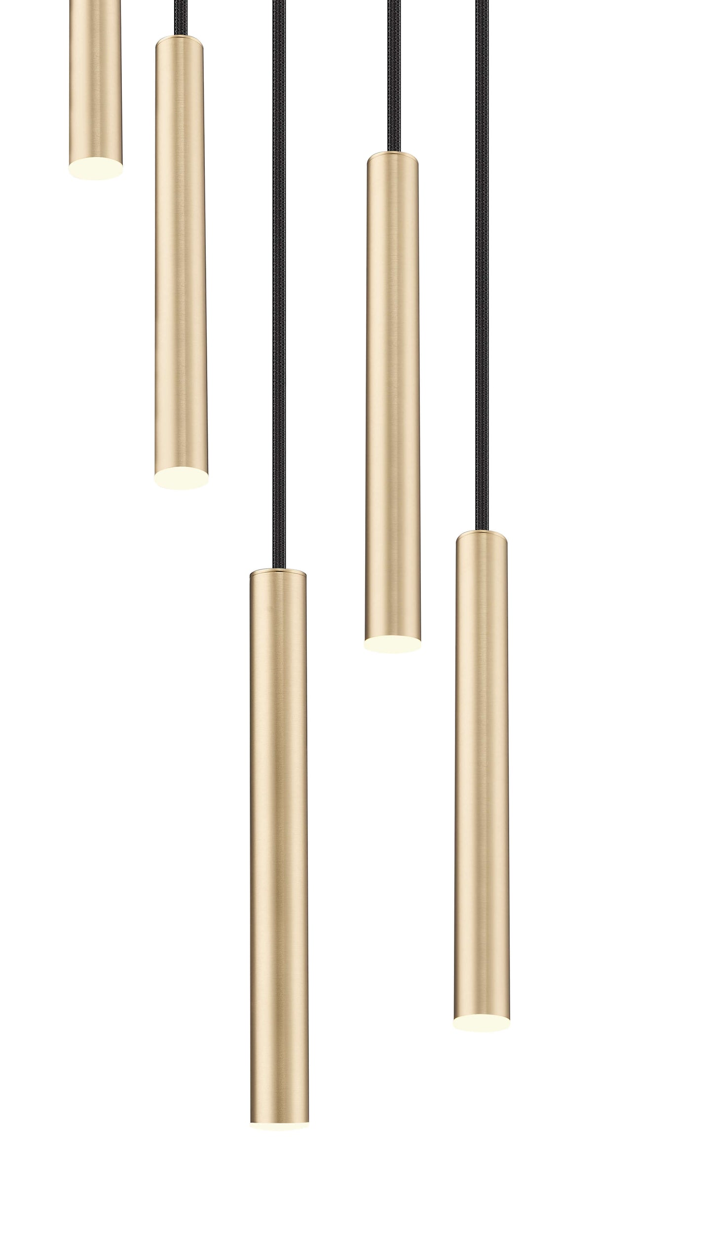 Forest LED 5 Light Chandelier Modern Gold