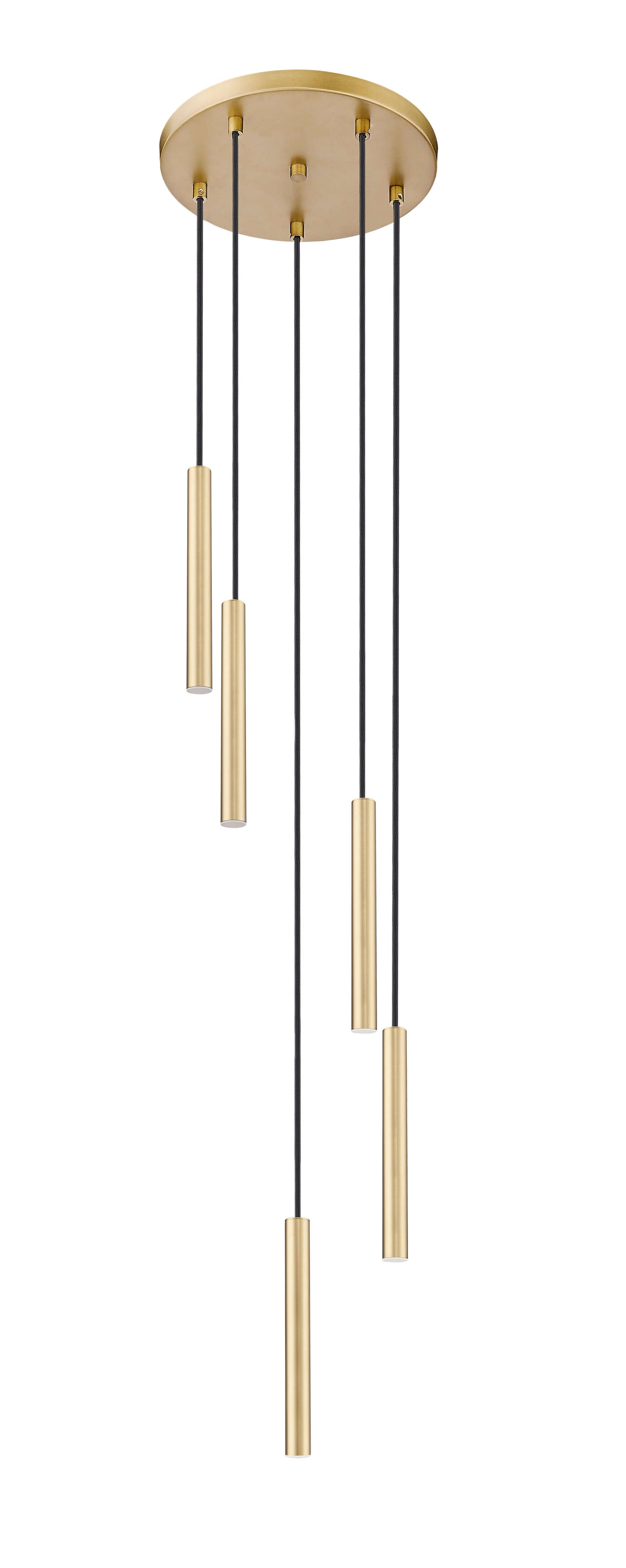 Forest LED 5 Light Chandelier Modern Gold