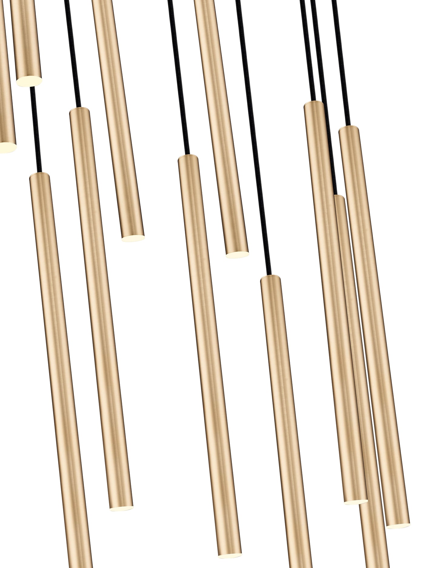 Forest LED 11 Light Chandelier Modern Gold