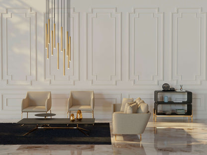 Forest LED 11 Light Chandelier Modern Gold