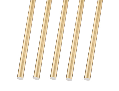 Forest LED 5 Light Linear Chandelier Modern Gold