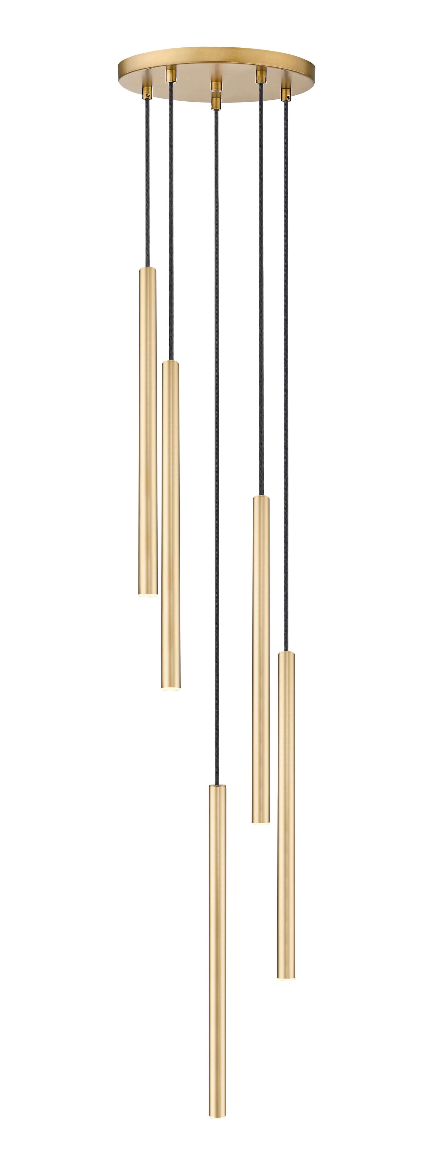 Forest LED 5 Light Chandelier Modern Gold
