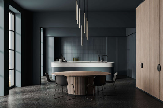 Forest LED 7 Light Chandelier Brushed Nickel