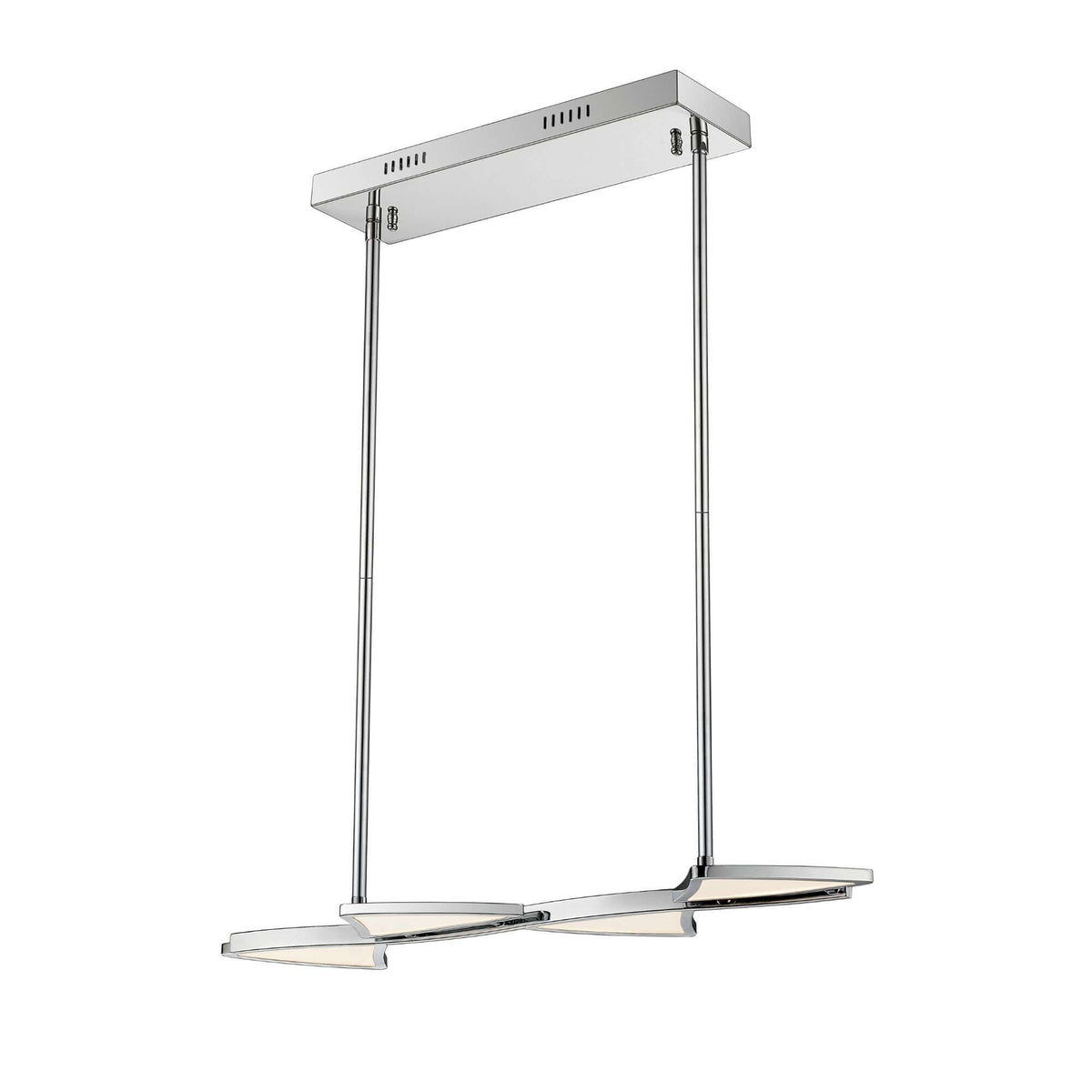 Aeon LED 1 Light Linear Chandelier Chrome
