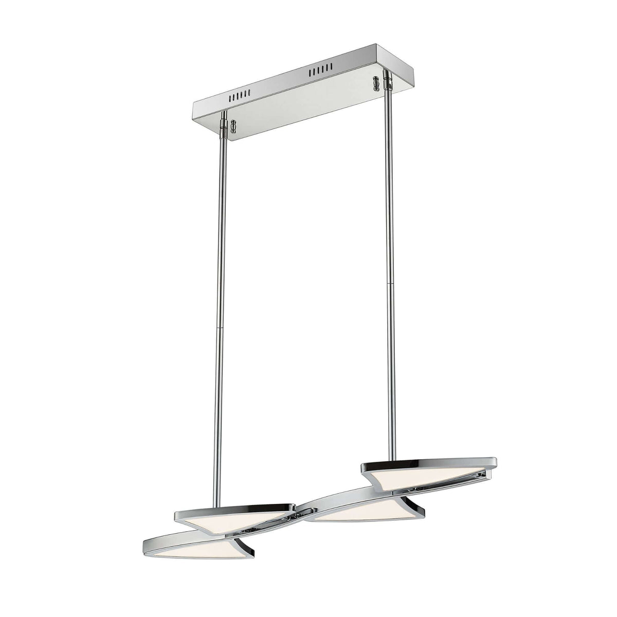 Aeon LED 1 Light Linear Chandelier Chrome