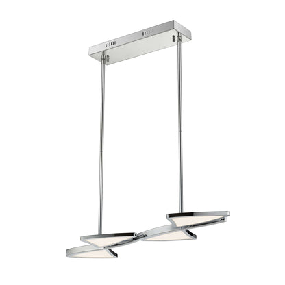 Aeon LED 1 Light Linear Chandelier Chrome