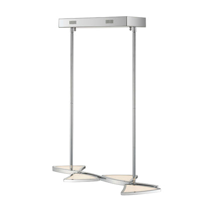 Aeon LED 1 Light Linear Chandelier Chrome