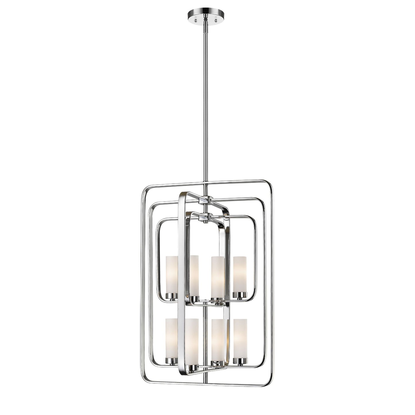 Aideen 8 Light Chandelier Chrome