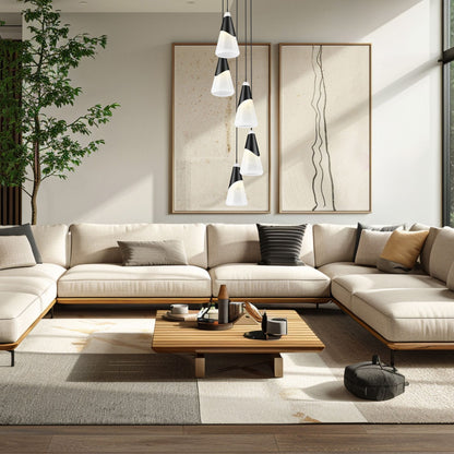 Aimie 5 Light Chandelier Matte Black