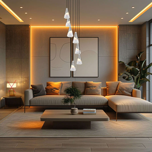 Aimie 7 Light Chandelier Brushed Nickel