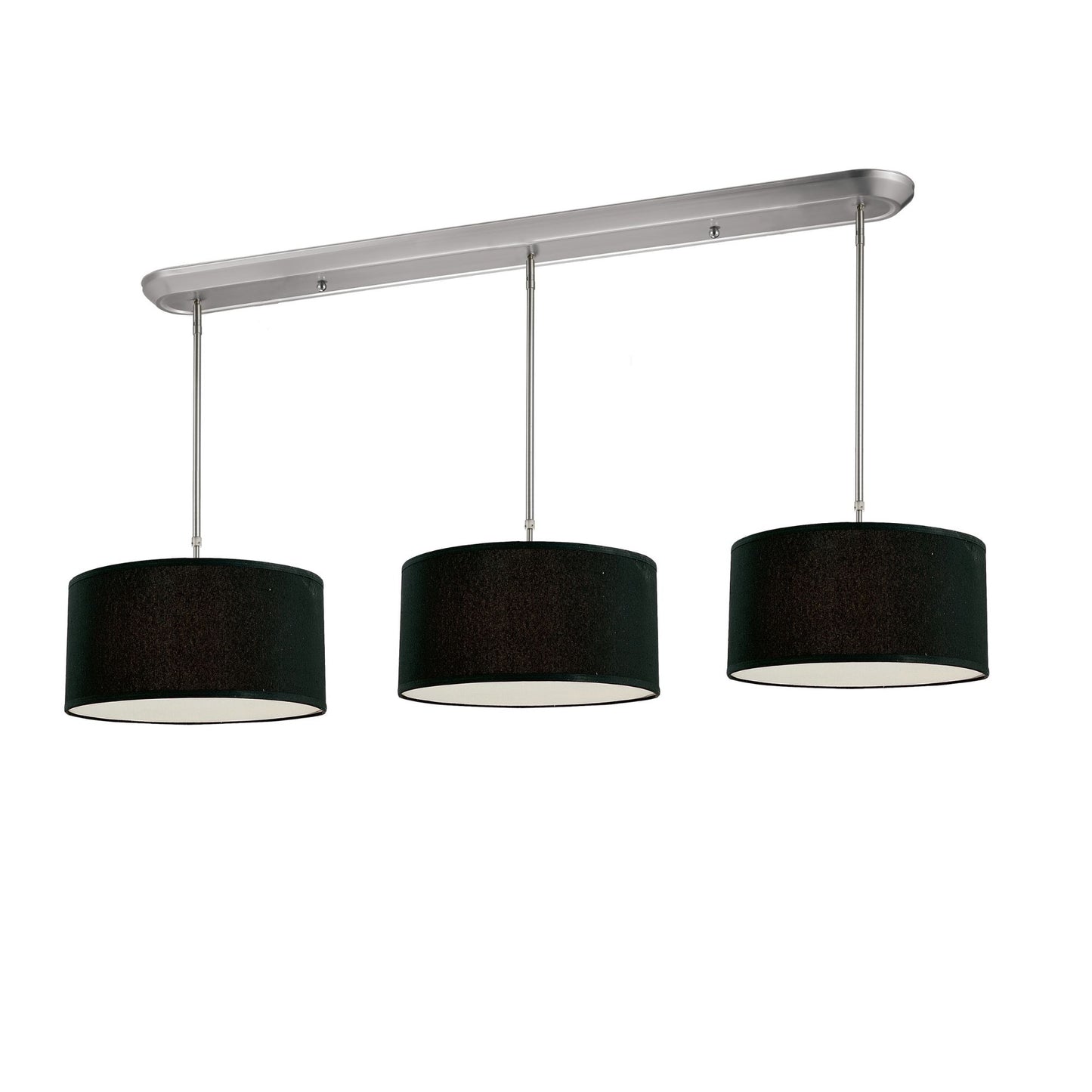 Albion 9 Light Linear Chandelier Brushed Nickel