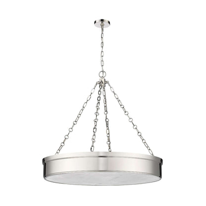 Anders LED 3 Light Chandelier Polished Nickel
